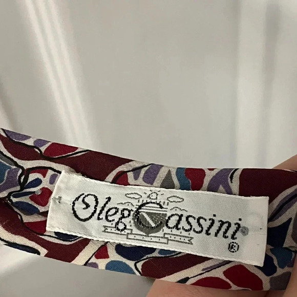 Men’s Oleg Cassini Tie - Picture 2 of 5